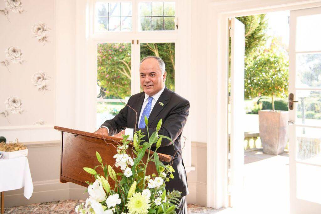 Ambassador Abdulrahman AlSuhaibani was delighted to participate at the graduation ceremony of Saudi students